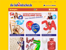 Tablet Screenshot of die-ballondrucker.de